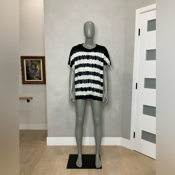 AMIRI Stripe Tie Dye Tee
